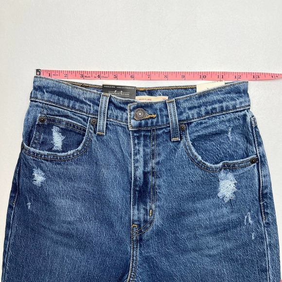 Levi's 70s High Flare High Waist Flare Leg Jeans NWT Size 25 - Picture 6 of 12
